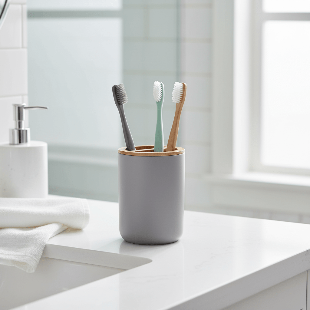 Canyon Grey Toothbrush Holder