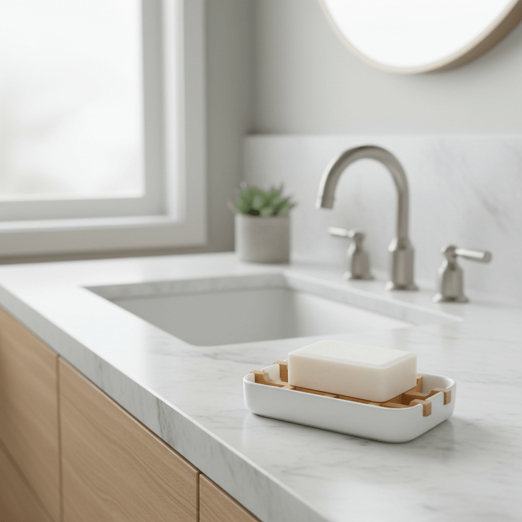 Canyon White Soap Dish