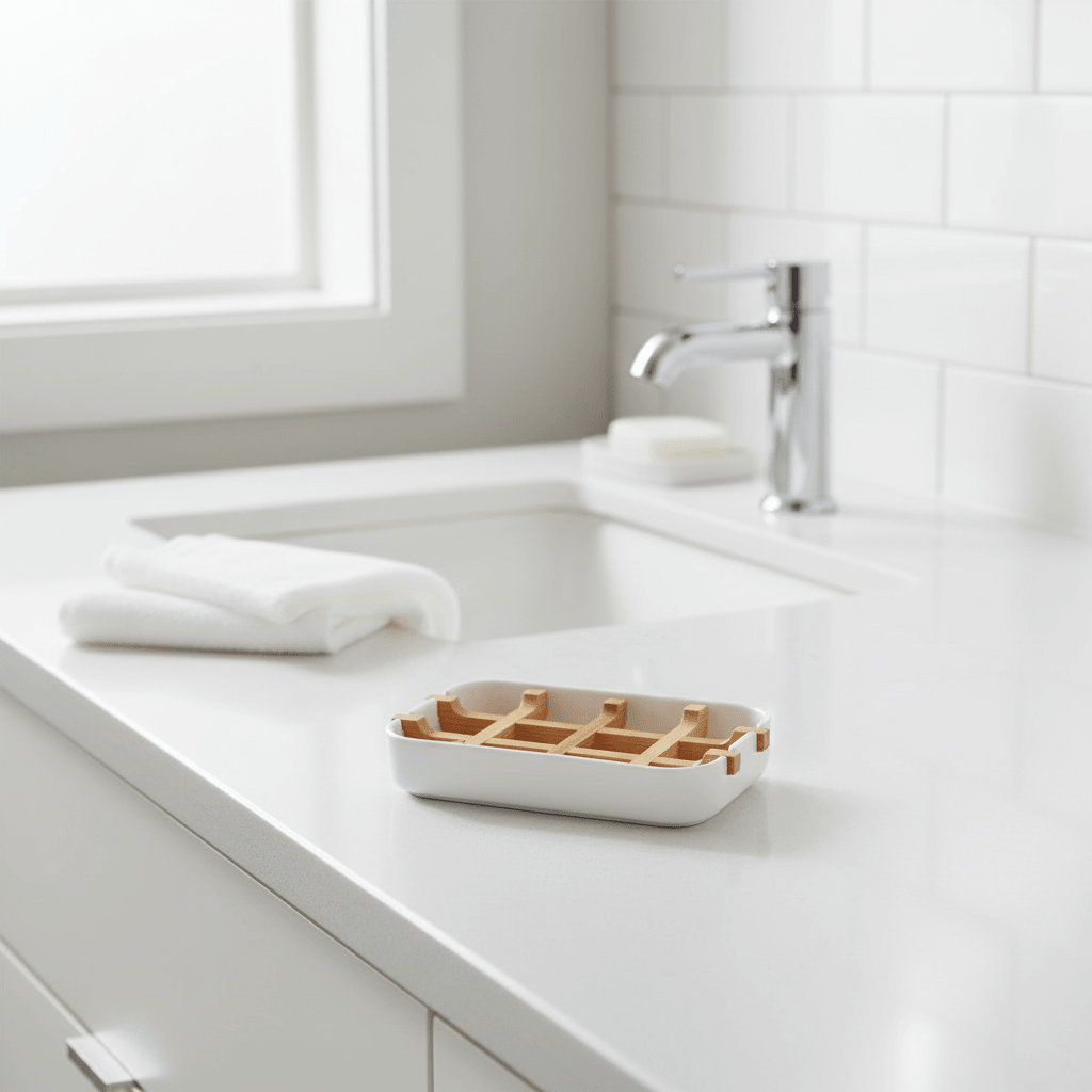 Canyon White Soap Dish