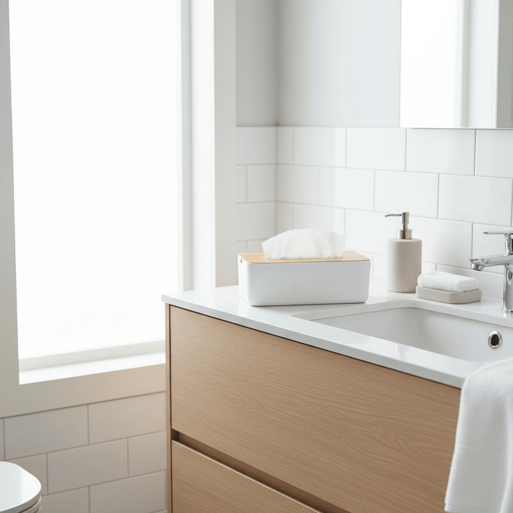 Canyon White Tissue Box