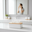 Canyon White Tissue Box