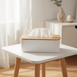 Canyon White Tissue Box