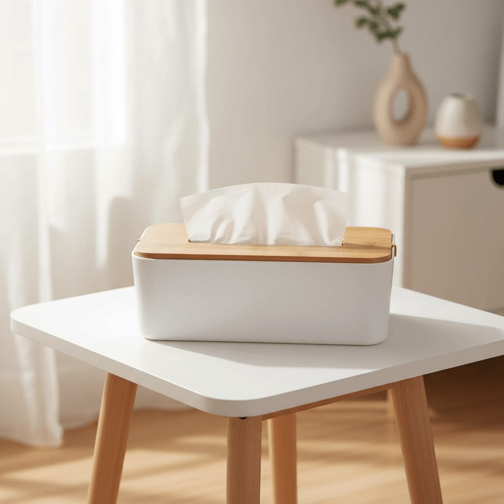 Canyon White Tissue Box