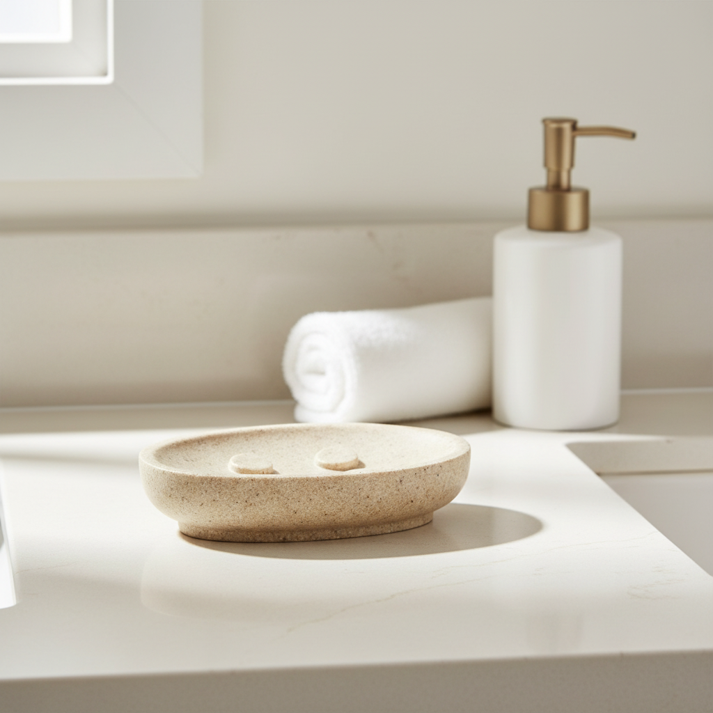 Canyon Natural Stone Effect Soap Dish