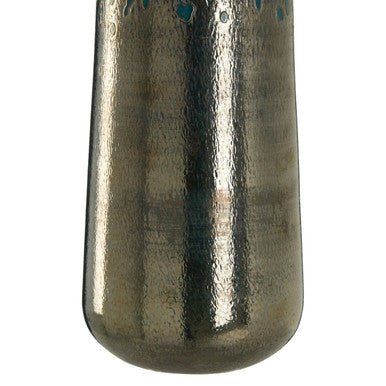 Caris Blue Speckled Glass Large Vase