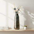 Caris Blue Speckled Glass Large Vase