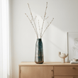 Caris Blue Speckled Glass Large Vase