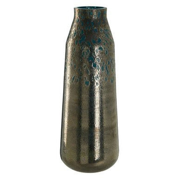 Caris Blue Speckled Glass Large Vase