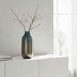 Caris Blue Speckled Glass Small Vase