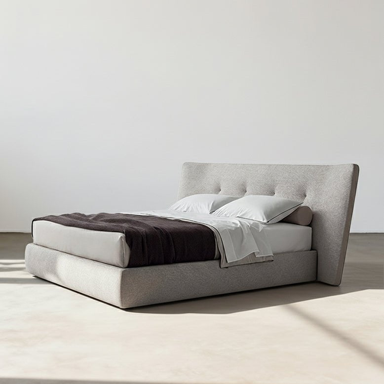 Carlos King Size, Super King Size Bed, No Storage, Grey