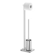 Carvo Brushed Stainless Steel Toilet Butler 40488