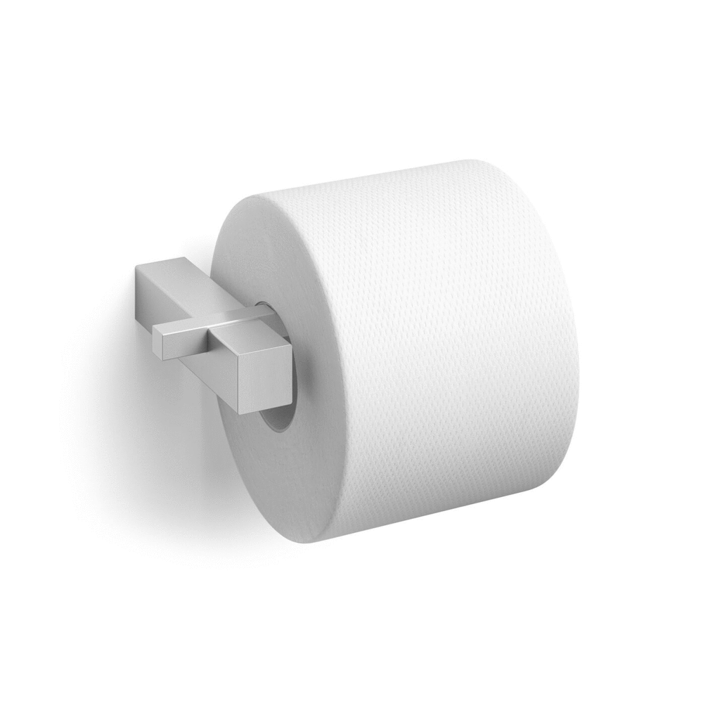 Carvo Brushed Stainless Steel Toilet Roll Holder 40480