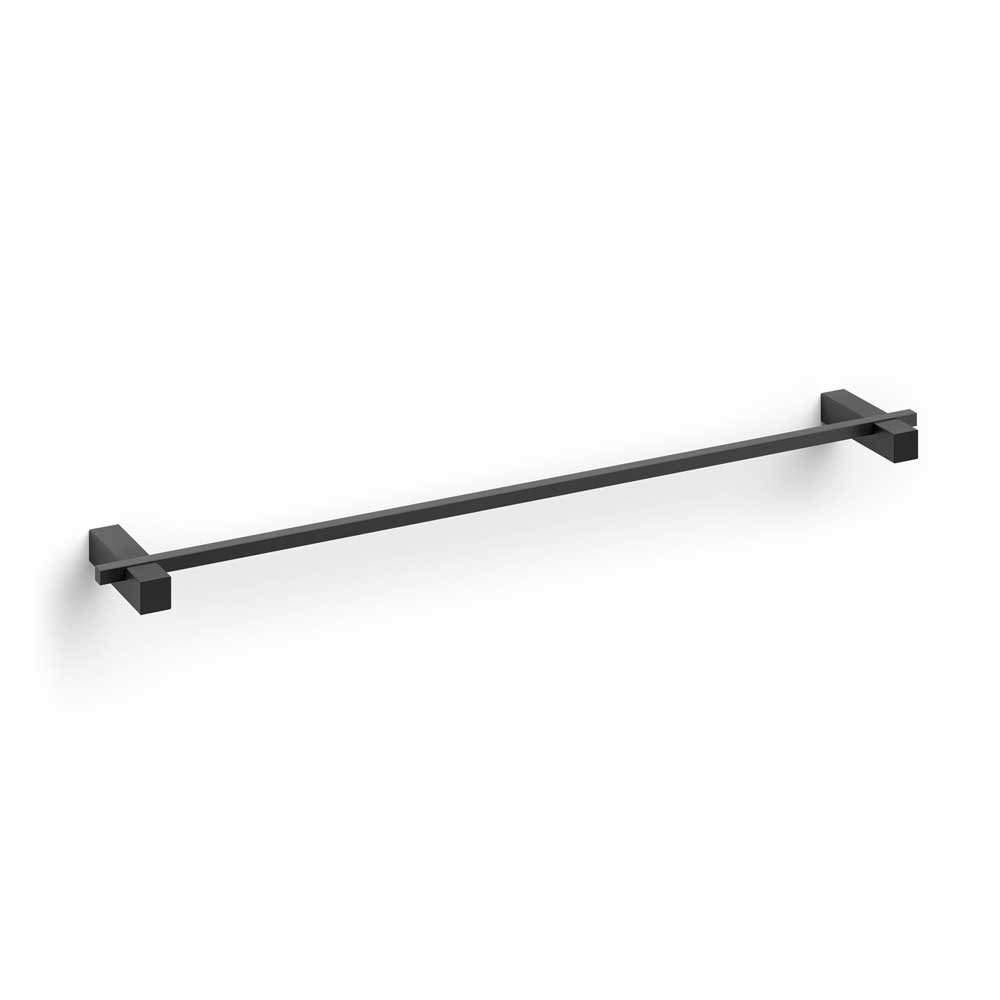 Carvo Powder Coated Black Stainless Steel 65.8 cm Towel Rail 40502