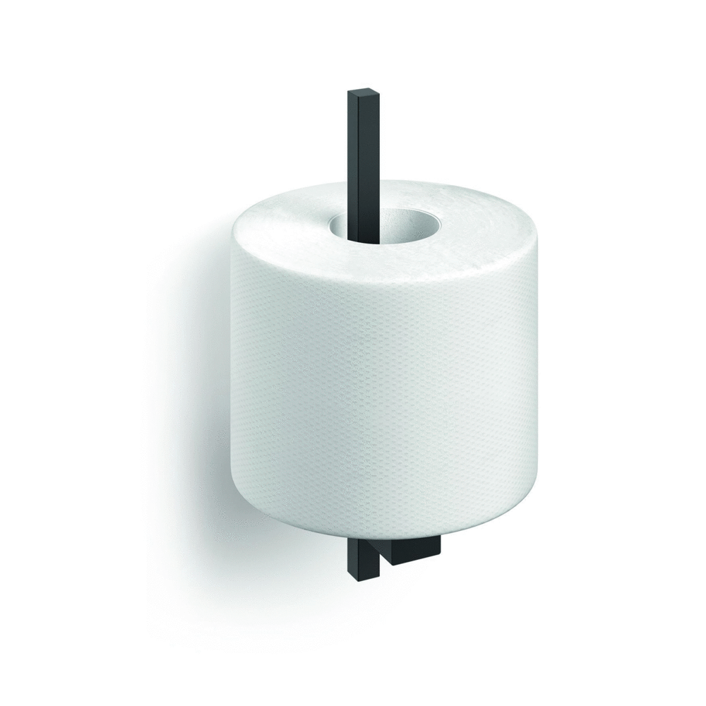 Carvo Powder Coated Black Stainless Steel Spare Toilet Roll Holder 40501