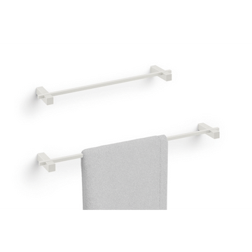 Carvo White Stainless Steel 51 cm Towel Rail 40815