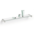 Carvo White Stainless Steel & Glass Bathroom Shelf 40816
