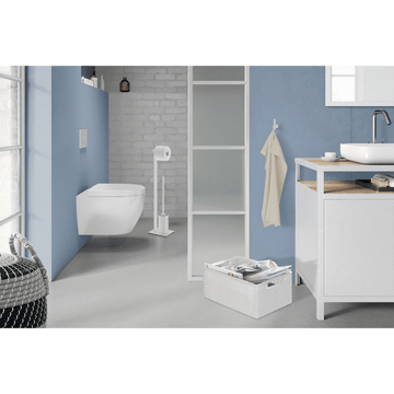 Carvo White Stainless Steel Single Towel Hook 40813