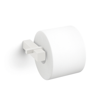 Carvo White Stainless Steel Toilet Roll Holder 40810