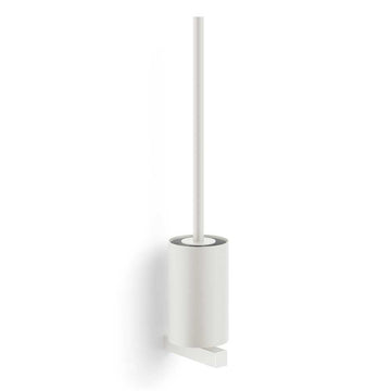 Carvo White Stainless Steel Wall Toilet Brush 40817