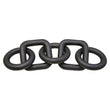 Cato 5 Link Black Wood Chain Sculpture