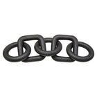Cato 5 Link Black Wood Chain Sculpture