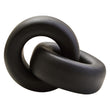 Cato Black Wood Knot Decor