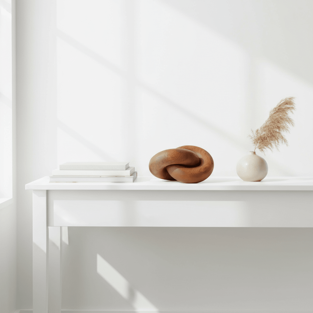 Cato Brown Wood Knot Decor