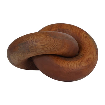 Cato Brown Wood Knot Decor