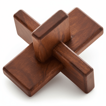 Cato Brown Wood Sculpture