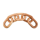Cato Natural Wood 5 Link Chain Sculpture