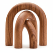 Cato Natural Wood Arch Sculpture