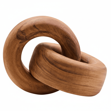 Cato Natural Wood Knot Decor
