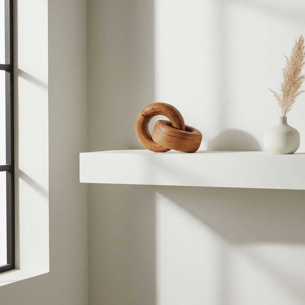 Cato Natural Wood Knot Decor