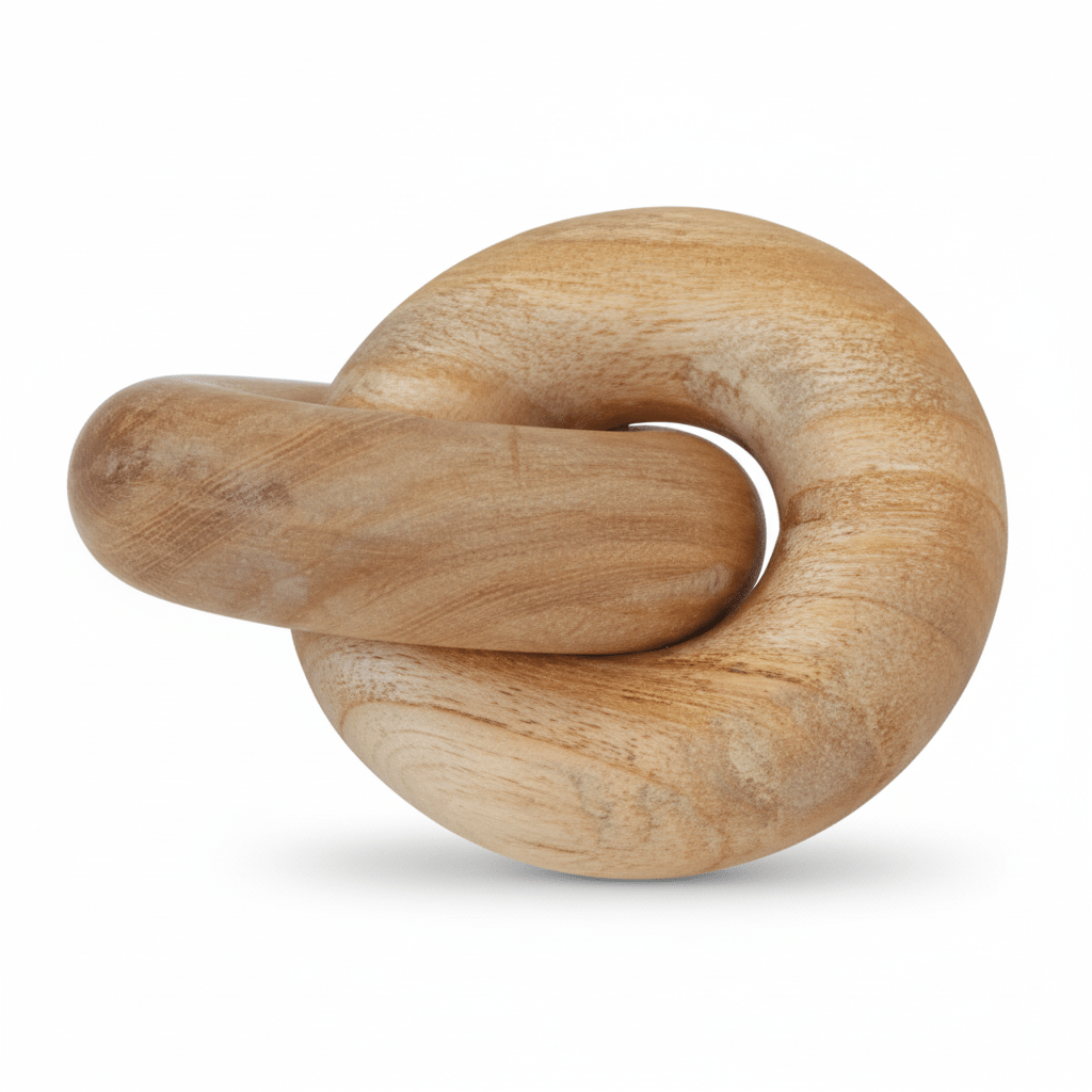 Cato Natural Wood Small Knot Decor