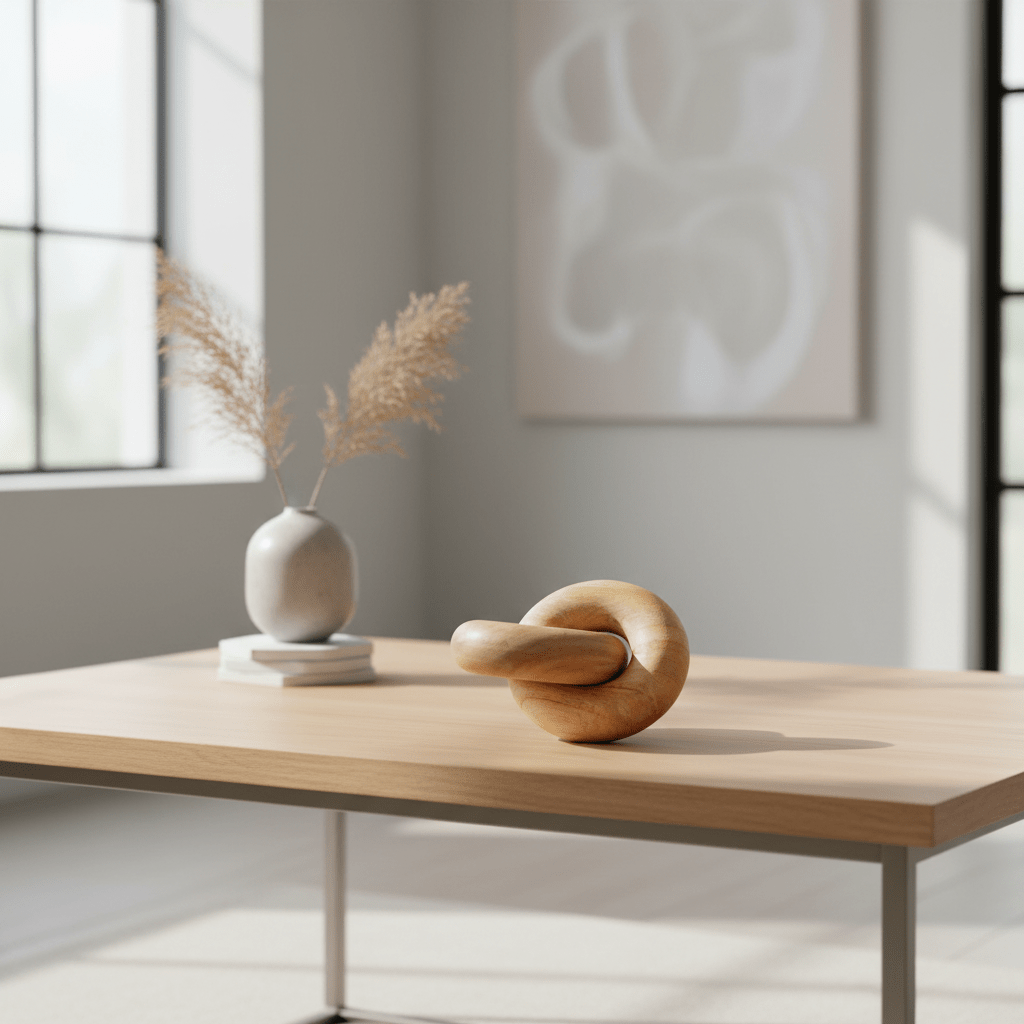 Cato Natural Wood Small Knot Decor