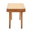 Cebu Natural Cane and Beech Wood Bench