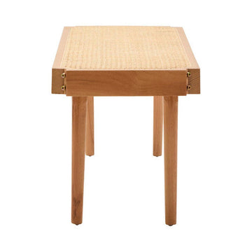 Cebu Natural Cane and Beech Wood Bench