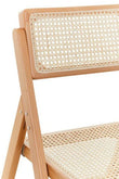 Cebu Natural Rattan and Beechwood Folding Chair