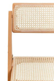 Cebu Natural Rattan and Beechwood Folding Chair