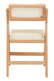 Cebu Natural Rattan and Beechwood Folding Chair