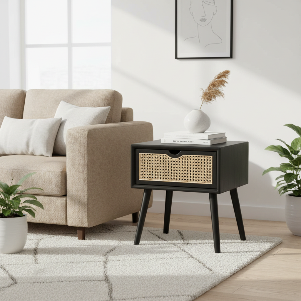 Cebu 1 Drawer Side Table