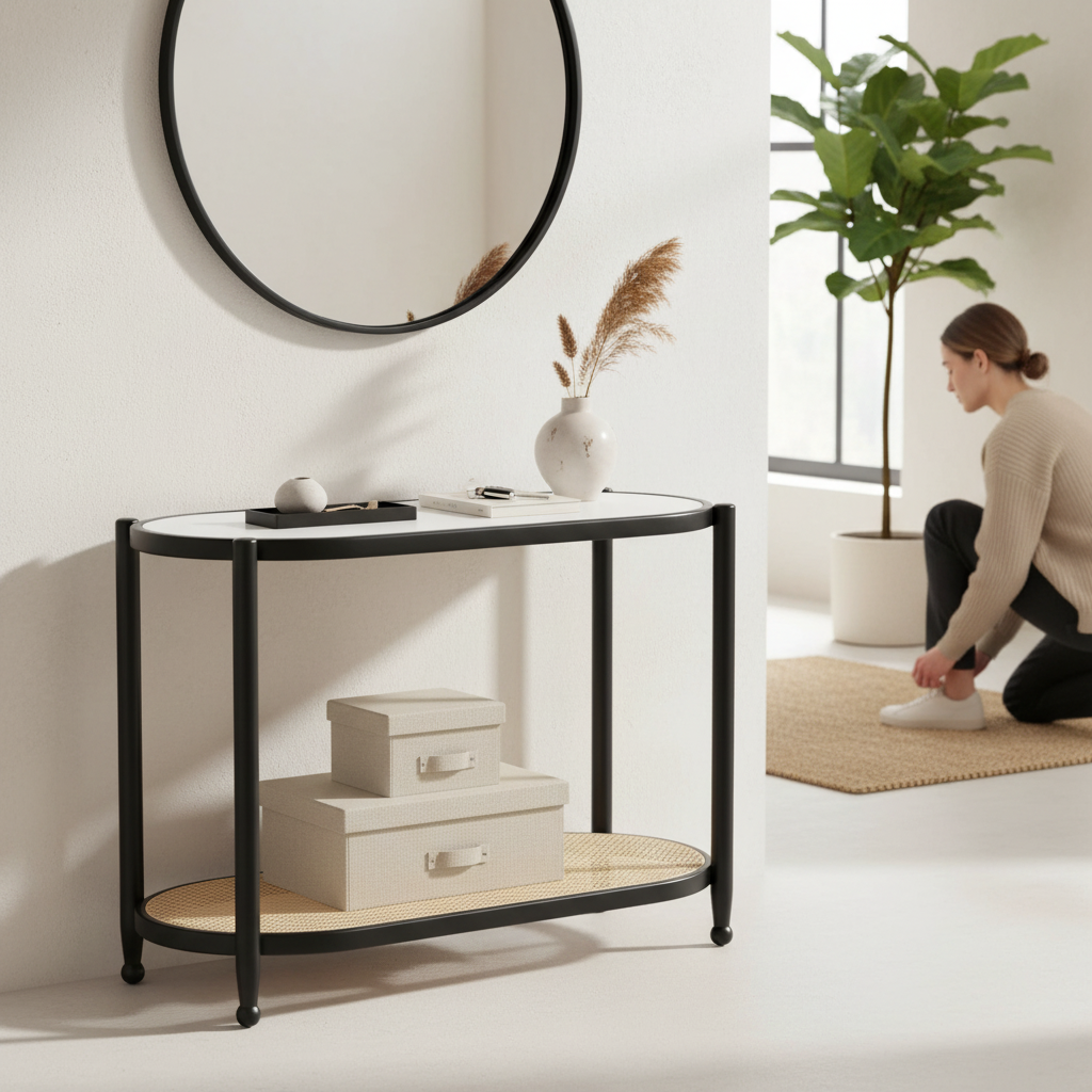 Cebu Two Tier Console Table