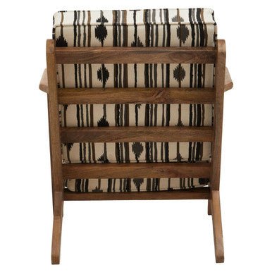 Cefena Armchair With Angular Arms