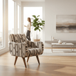 Cefena Armchair With Straight Arms