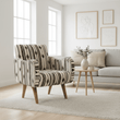 Cefena Armchair With Straight Arms