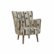 Cefena Armchair With Flared Arms