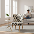 Cefena Berber Style Mango Wood Chair