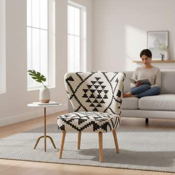 Cefena Berber Style Mango Wood Chair
