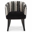 Cefena Black and White Chair
