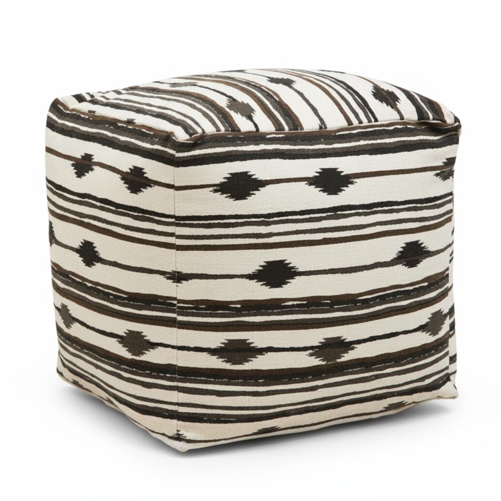 Cefena Square Pouffe